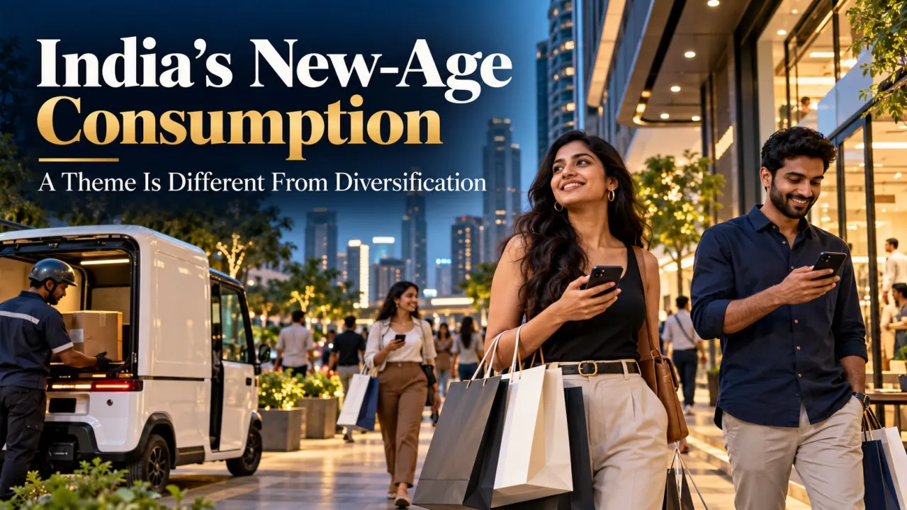 AI-generated editorial illustration: UTI’s New-Age Consumption Index Fund: A New Theme Can Repeat Stocks You Already Own