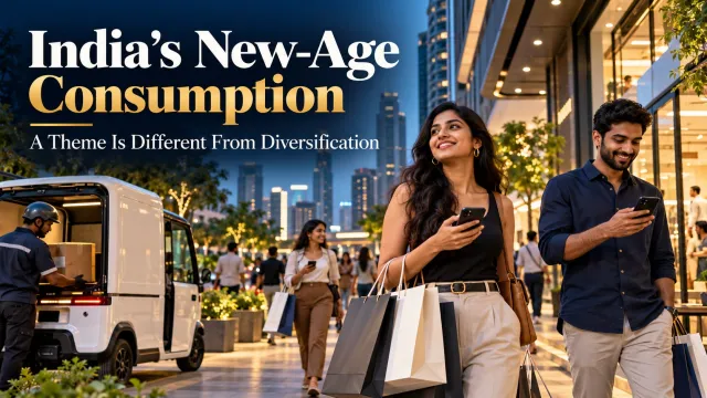 AI-generated editorial illustration: UTI’s New-Age Consumption Index Fund: A New Theme Can Repeat Stocks You Already Own