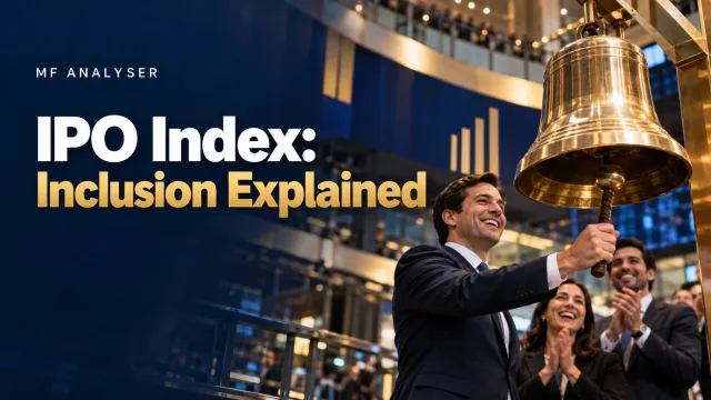 AI-generated photographic concept cover with title: IPO Index: Inclusion Explained