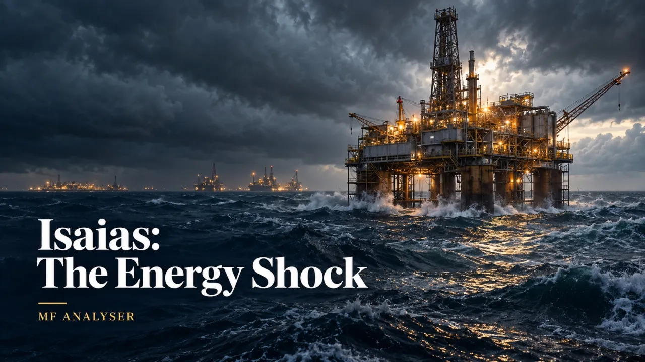 AI-generated editorial cover for Isaias and the Energy Shock: Why the Restart Timeline Matters