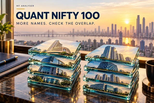 AI-generated editorial cover for Quant Nifty 100 Launch: More Names, Check the Overlap