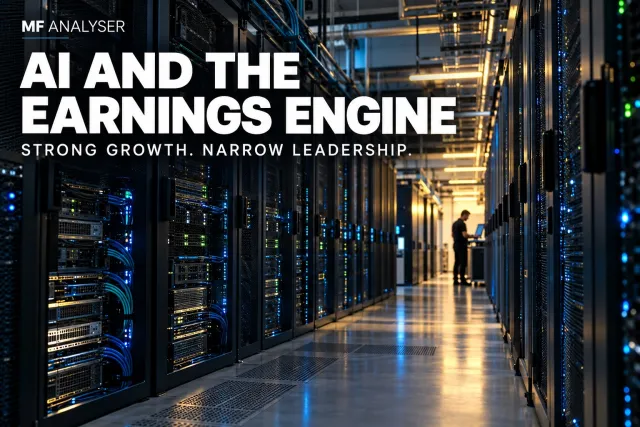 AI-generated editorial cover for AI and the Earnings Engine: Strong Growth, Narrow Leadership