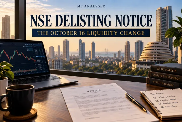 AI-generated editorial cover for NSE’s October 16 Delisting Notice: Understanding the Liquidity Change