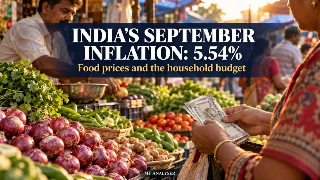 AI-generated editorial illustration: September Inflation Reaches 5.54%: Why Your Grocery Budget Feels Different