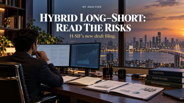 AI-generated editorial illustration: H-SIF Hybrid Long-Short Draft: Net Exposure Does Not Tell the Whole Risk Story