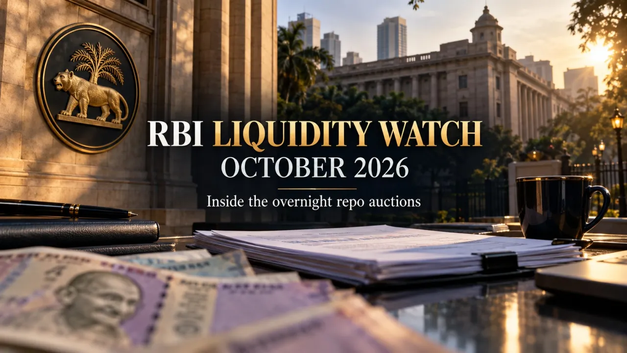 AI-generated editorial illustration: RBI Overnight Repo Demand Rises: Read the ₹1.62 Lakh Crore Bid Carefully