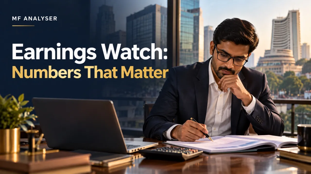 AI-generated photographic concept cover with title: Earnings Watch: Numbers That Matter
