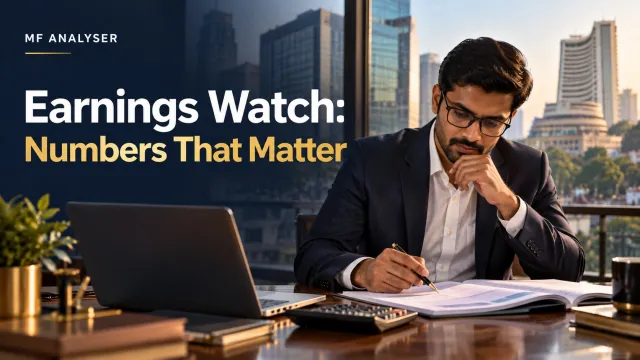 AI-generated photographic concept cover with title: Earnings Watch: Numbers That Matter